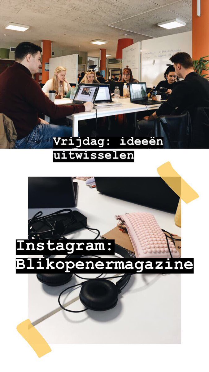 BlikOpeners's tweet photo. Benieuwd hoe een dag op de redactie eruit ziet? Volg BlikOpener ook op Instagram voor alle updates! https://t.co/4fQM3F9Auy
