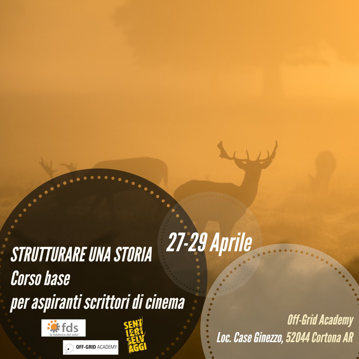 Corso di #Sceneggiatura che si focalizzerà sul concetto di struttura, per mettere mano alla realizzazione di una #storia. L'attenzione si concentrerà sul fondamento dell'#architrama. #cinema <a href="/SentieriScuola/">Sentieri Scuola</a>
scuolasentieriselvaggi.it/sceneggiatura-…