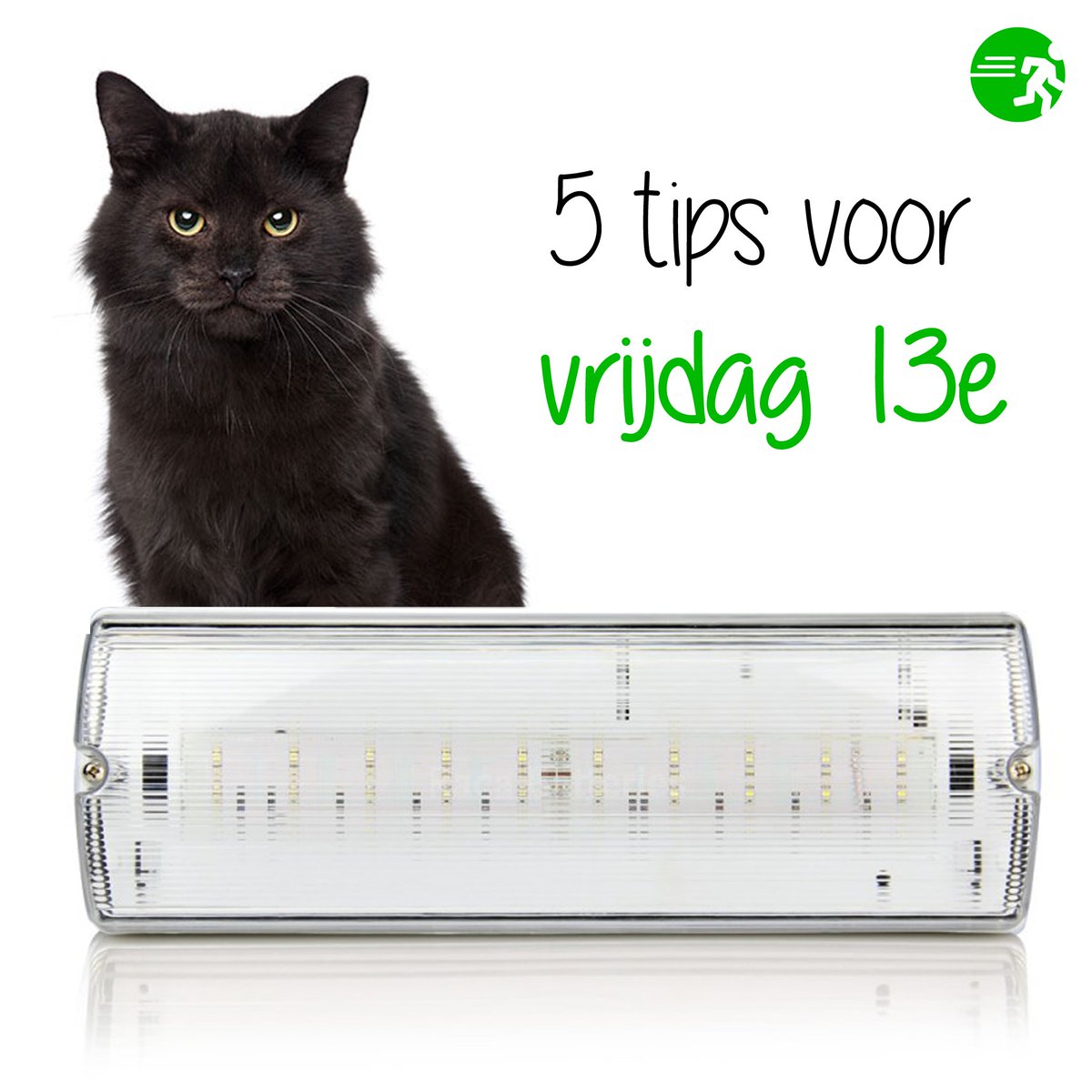 nv_kopen's tweet photo. Voorkom ongeluk op vrijdag de 13e met deze 5 noodverlichtingtips https://t.co/Zj4XcJ8SHo  
#vrijdagde13e #geenprobleem #noodverlichting https://t.co/6ZnXkSAzFR