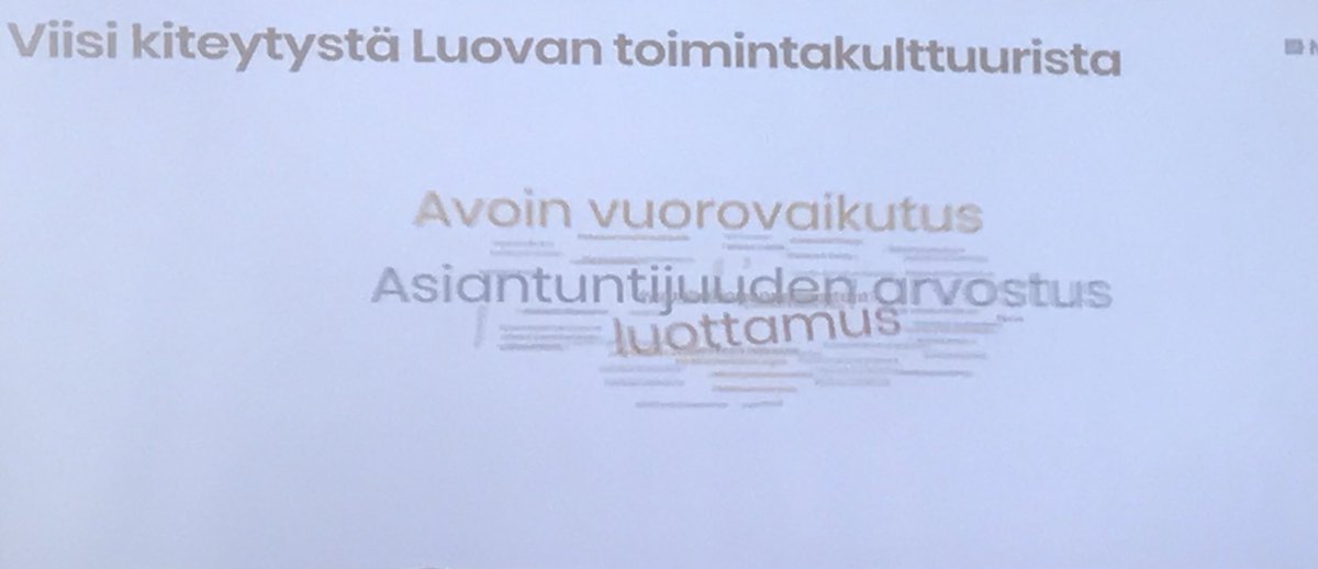 katjyr's tweet photo. Luovan toiminta- ja johtamiskulttuuria rakentamassa #yhdessäuutta #Luova https://t.co/xoL4N0bCn0