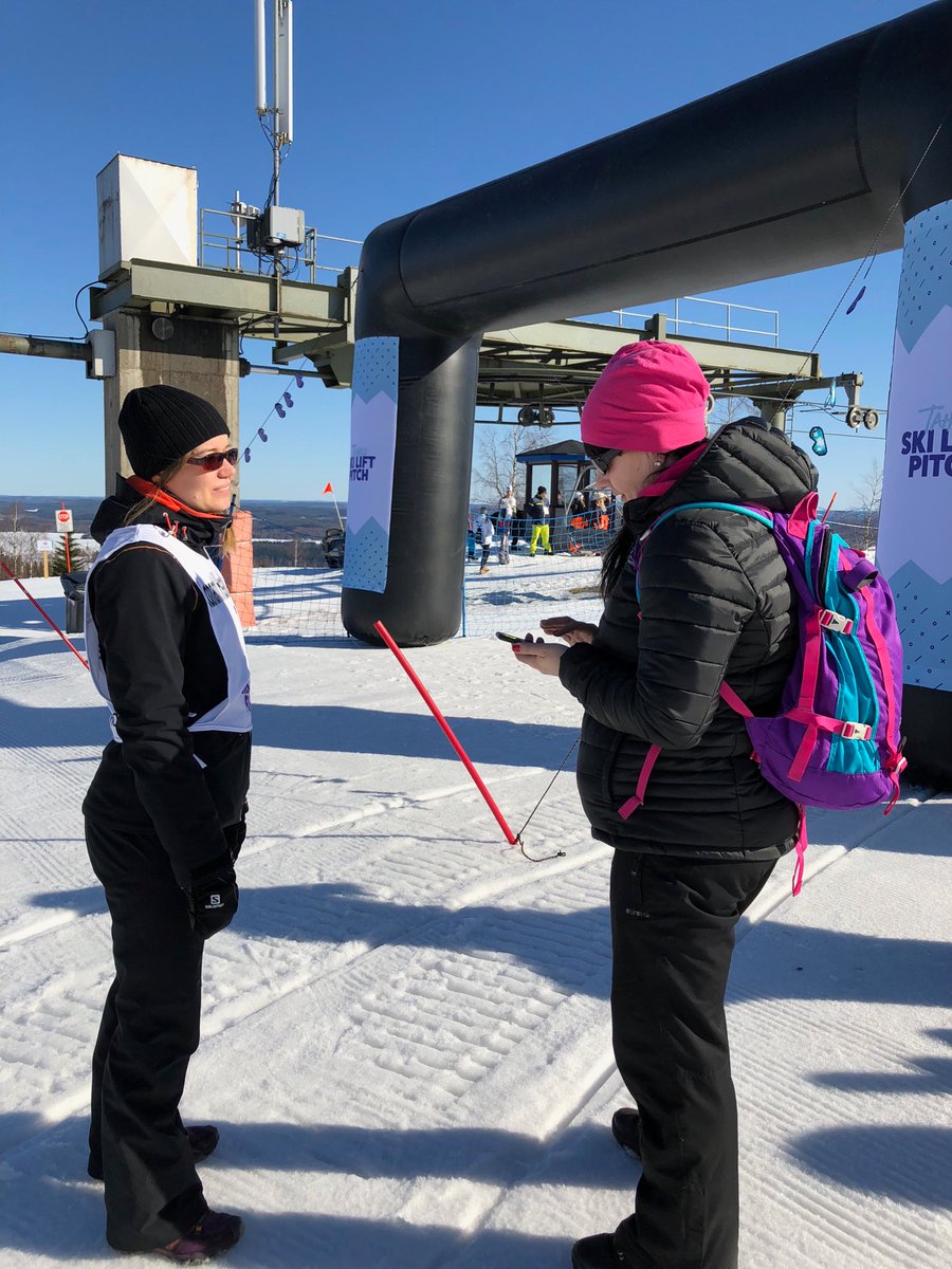 ACEproject16's tweet photo. #tahkoslp #health18 @UniEastFinland onnellinen osakilpailun voittaja haastateltavana https://t.co/UrcU8NEhcY