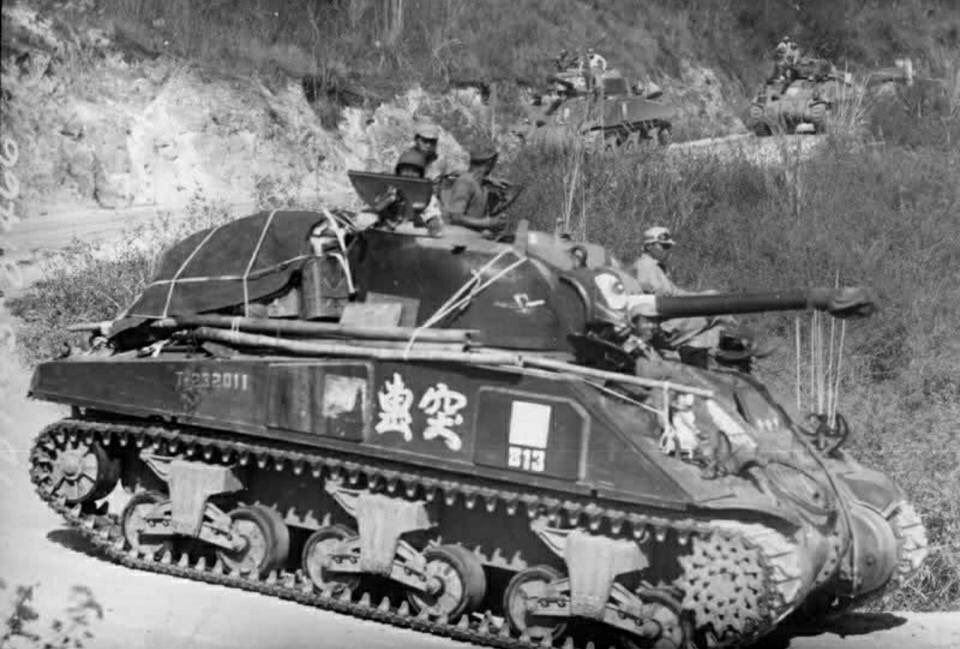 Sherman Burma War Two Chinese Sherman tank border Burma War China