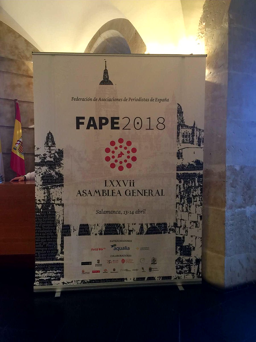 _ASPE_'s tweet photo. El #AulaDeGrados de @upsa está ya preparada para la inauguración de la Asamblea @fape_fape de esta tarde. Será a las 16.30h. ¿Te vienes? Luego nos iremos al #Auditorio. #FapeSalamanca2018 https://t.co/QKZHl3p01b