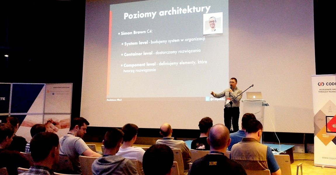 Onwelo_com's tweet photo. Za nami konferencja #CodeteCON #Lublin. @Czujnik81 z #onwelo opowiedział o architekturze oprogramowania widzianej z różnych perspektyw. To była konkretna dawka wiedzy! :) #frontend #backend #machinelearning #bigdata #codete #meetup https://t.co/dNUEQwLn4M