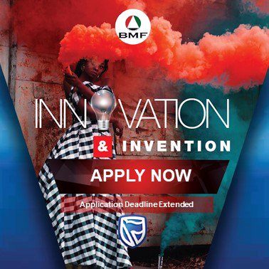 BMF Innovation and Invention programme closing date 1 May 2018.