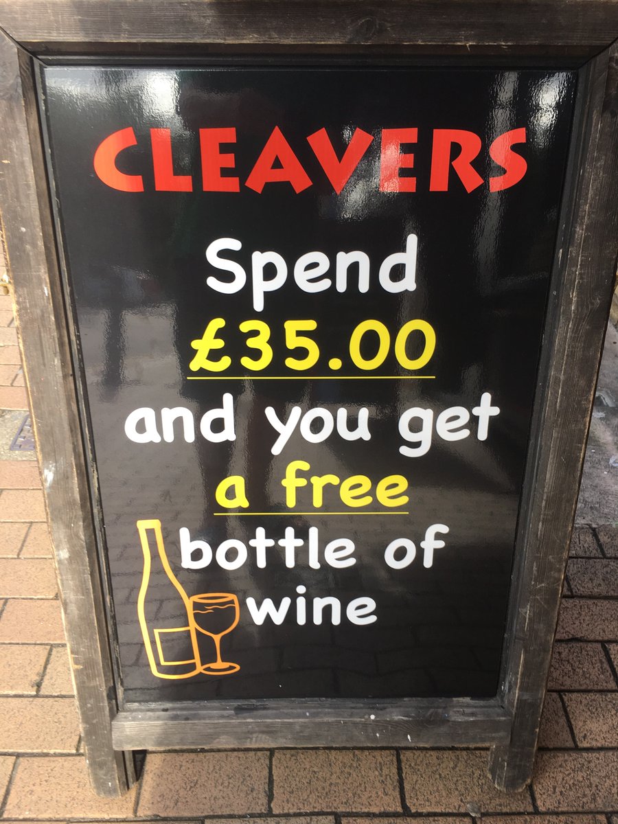 CleaversLondon's tweet photo. Ready for the weekend..??!! We are 😊😊 #thetonsleys #oldyorkroad #sw18 #sw15 #sw11 @NappyValleyNet @londonfood @StJohnsHill @TheEarlsfield https://t.co/34f2M04pcZ