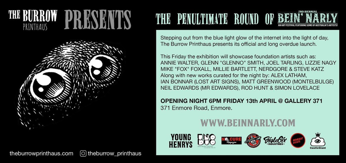 RodHuntPhotog's tweet photo. Contributed some new #portraitsofmusicians to this #beinnarly group #artexhibition Opening tonight at #371gallery in #marrickville #sydney 
A taste of my upcoming portraits &amp; photo shoots exhibition. Karina @HighTensionAU #geoffcorbett from @sixfthick Tom L  from #thenatiomblue https://t.co/FaFGO3lo8W