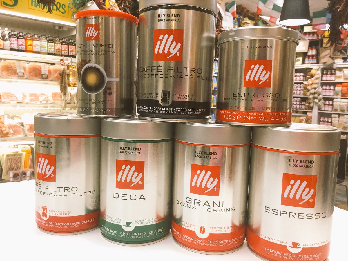 We’ve a a big range of the beautiful, rich illy coffee just in. Call today