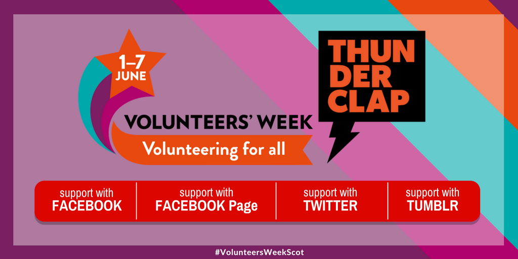 VolScotland's tweet image. #VolunteersWeekScot is only 49 days away! 😱🎉
We want to make sure we start the week of with a bang,  (i.e the Thunderclap 👏) but we can't do it without you! Add you support here &amp;amp; spread the word!&amp;gt; htl.li/PWf330jtdLE
Could we make it to 2⃣0⃣0⃣ by the end of the day?🕔