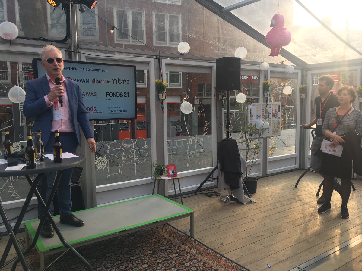 IrelandinNL's tweet image. Ambassador @kevinthehague delighted to open #FocusOnIreland @goshortfilmfest 11-15 April #Nijmegen and see wonderful Irish short films ☘️ Don’t miss your chance to see #AnimationNation #HomeSweetHome and #GoingForGold goshort.nl/en/nieuws-en/f… Hartelijk bedankt #GoShort2018