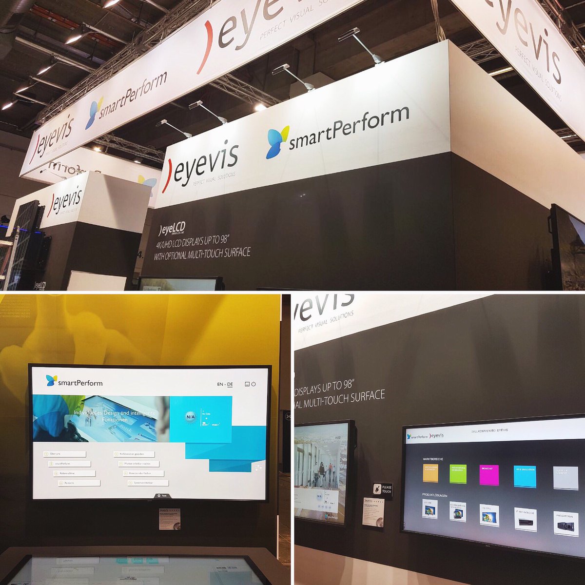 Last day at the Prolight+Sound #prolightandsound#frankfurt#exhibition#messe#eyevis#interactive#touch#software#presentation#collaboration