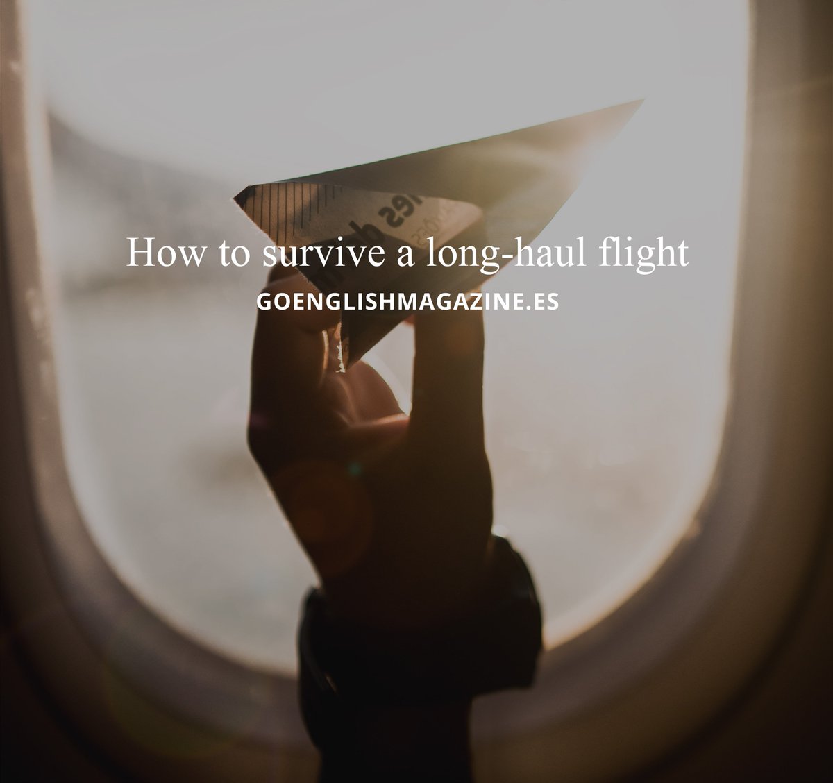 goenglishcouk's tweet photo. How to survive a long-haul flight? https://t.co/BUfy1kryJ3 https://t.co/Hj5jFOP8Wl