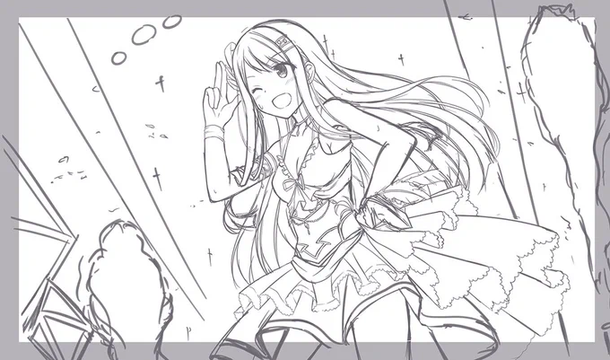 ミリシタ念願のジレハイベ2000位以内に入れたので、記念!
ジレハ琴葉 手が空いたら塗っていきますー 