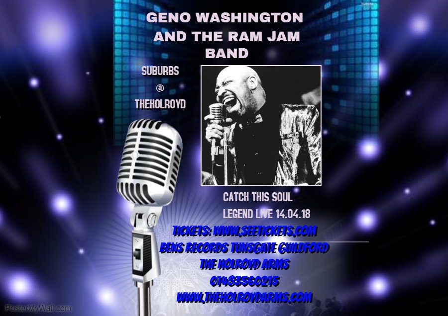 thenewcannon's tweet photo. Soul Legend @GenoOfficial comes to Guildford this Saturday night tickets available on the door or https://t.co/uIBksEE1uS @GuildfordTIC @BensRecords @KaneFM @Soulcentralmag @ExperienceGford @guildforddragon https://t.co/V3ZDbh6aVn