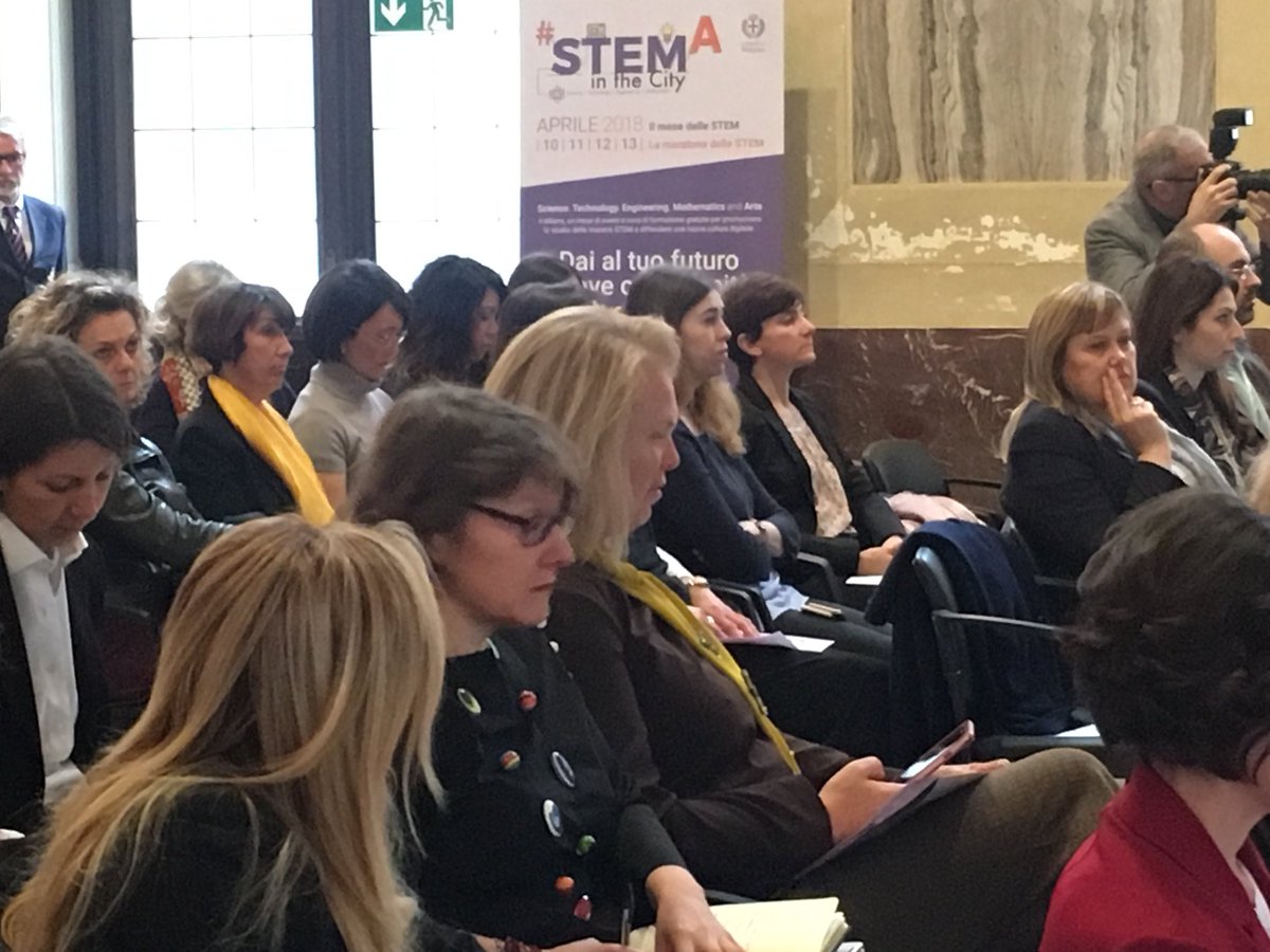 ValoreD's tweet photo. Si conclude oggi la maratona #STEMintheCity del @ComuneMI con confronto su innovazione e lavoro femminile nell’era stem+ a. Tra gli speaker anche nostra presidente @samorima06 Complementi alle assessore @robi_cocco  @cristajani e @Anna_Scavuzzo  per il tutto il lavoro fatto! https://t.co/5u04Eoowjl