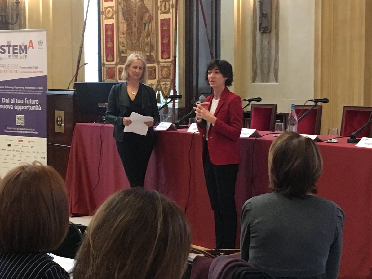 ValoreD's tweet photo. Si conclude oggi la maratona #STEMintheCity del @ComuneMI con confronto su innovazione e lavoro femminile nell’era stem+ a. Tra gli speaker anche nostra presidente @samorima06 Complementi alle assessore @robi_cocco  @cristajani e @Anna_Scavuzzo  per il tutto il lavoro fatto! https://t.co/5u04Eoowjl