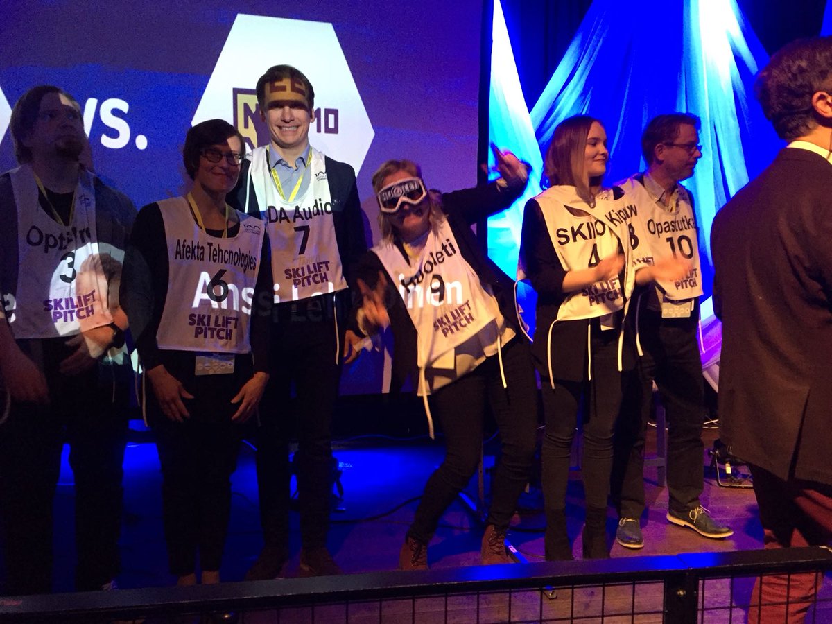 HuoletiApp's tweet photo. Huoleti made it to the Pitch Battle Final at #tahkoslp !! @CaritaSavin has well deserved her hot chocolate! ;) #startups #health18 https://t.co/ID9o0rcZmQ