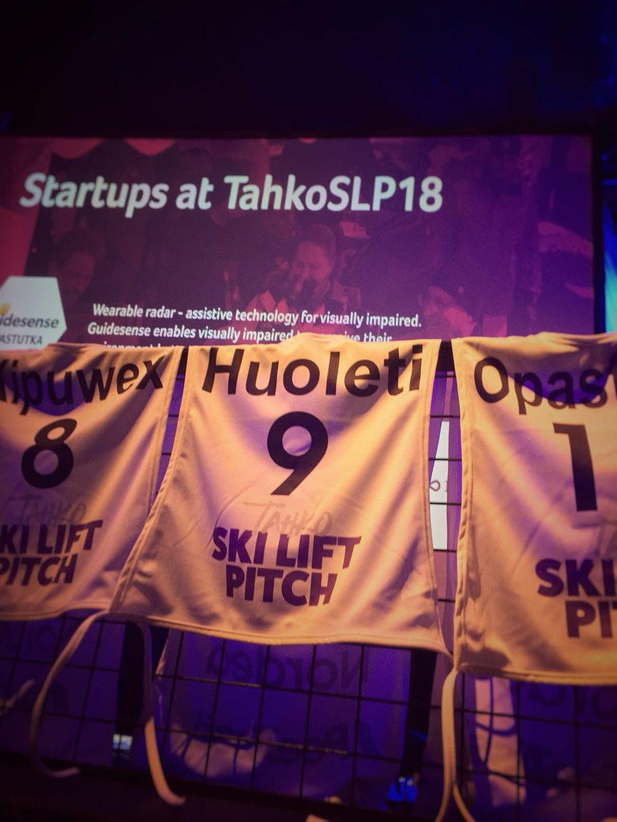 HuoletiApp's tweet photo. Huoleti made it to the Pitch Battle Final at #tahkoslp !! @CaritaSavin has well deserved her hot chocolate! ;) #startups #health18 https://t.co/ID9o0rcZmQ