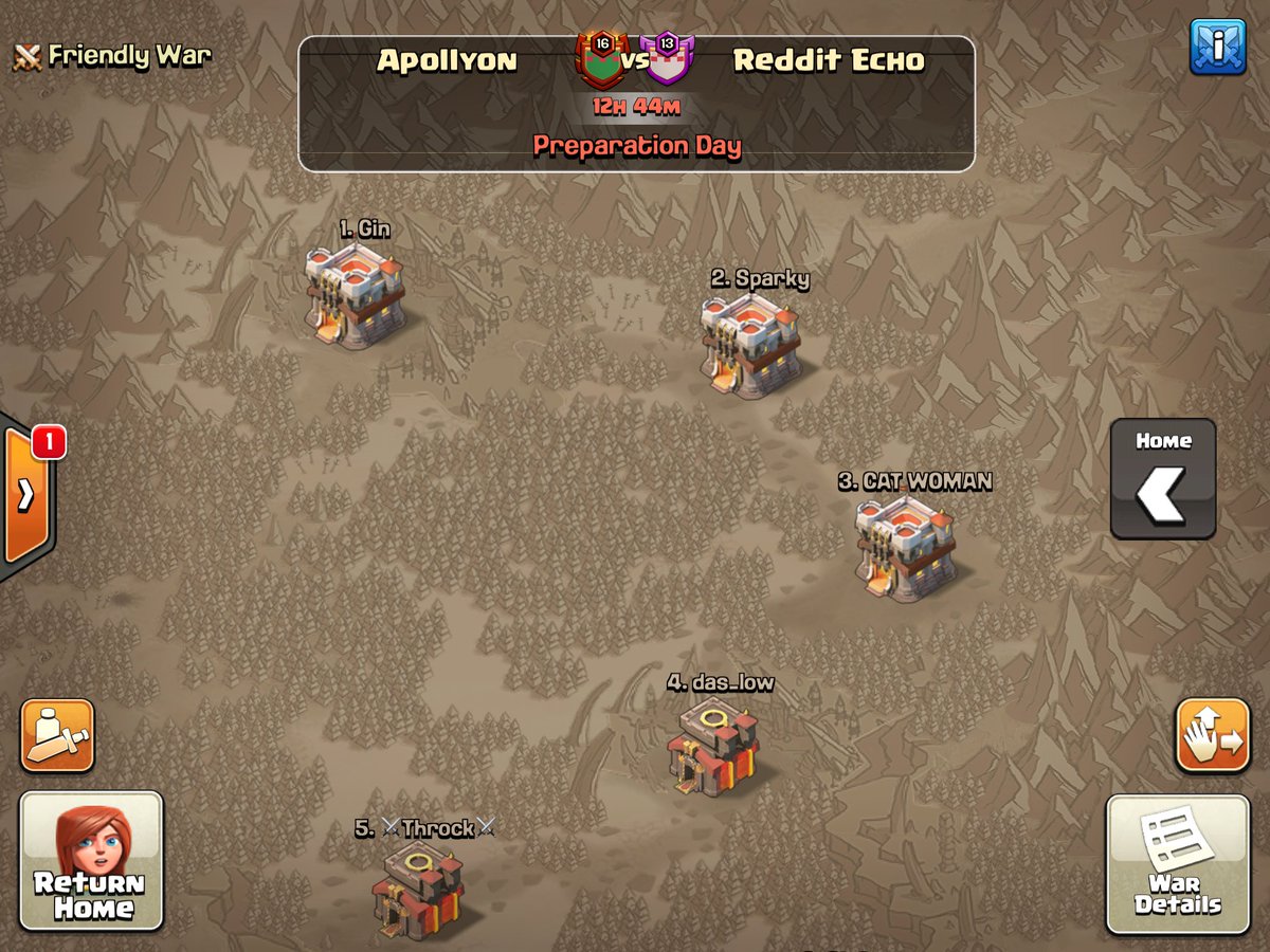 Less than 13 hours to go! Couldn’t wait to start our first ever match of <a href="/MinerLeagueCW/">MLCW</a> Season 6 AQL Division 1 against <a href="/RedditEchoCoC/">Reddit Echo CoC</a>. We are super excited!