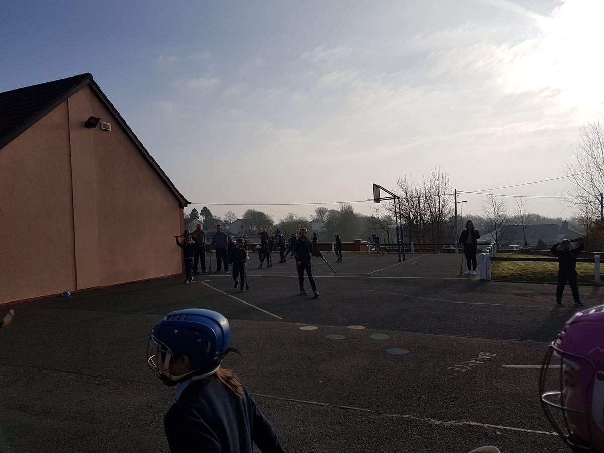 ShaneO_Hanlon's tweet photo. Fantastic start to @Hurling365 in Clongeen NS this morning! Great enthusiasm from @ClongeenLGAA coaches parents teachers & over 60 children! https://t.co/BhiBV3UJ1s