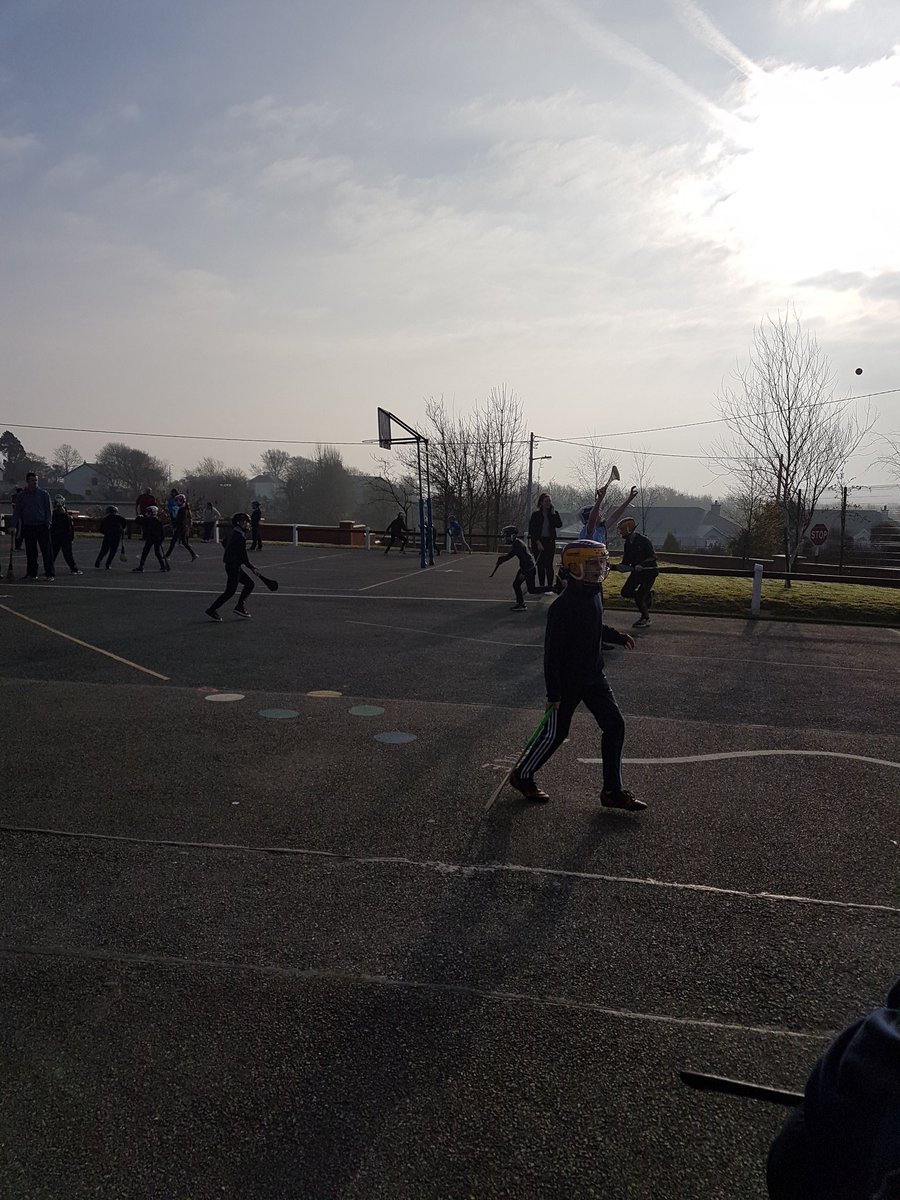 ShaneO_Hanlon's tweet photo. Fantastic start to @Hurling365 in Clongeen NS this morning! Great enthusiasm from @ClongeenLGAA coaches parents teachers & over 60 children! https://t.co/BhiBV3UJ1s