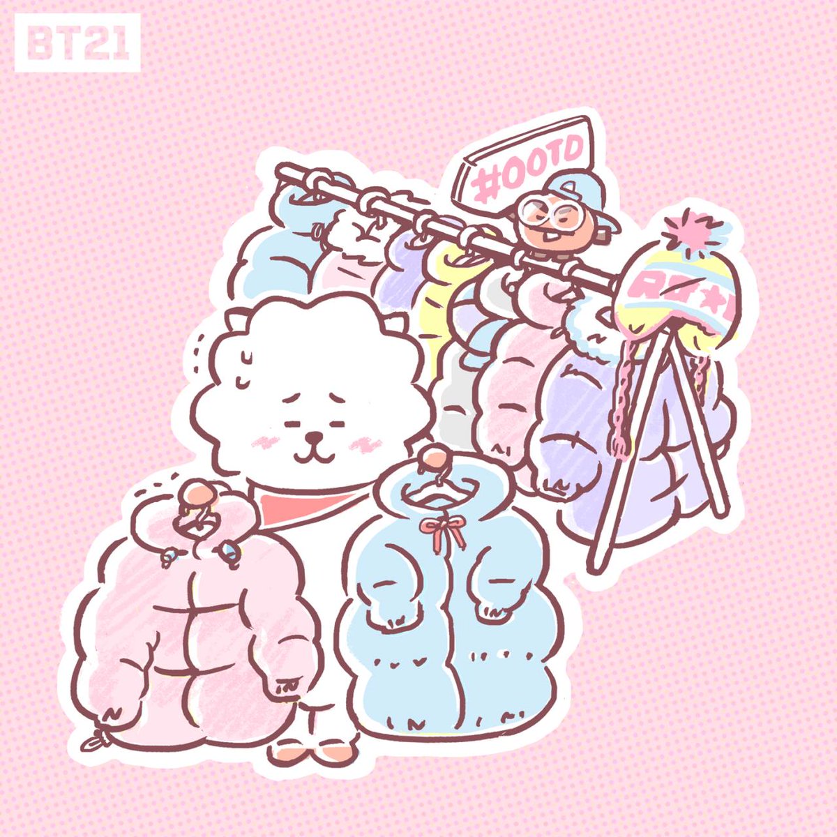 Bt21 Japan Official S S Or F W Rj Ootd Bt21 Bt21 Japan Official S S Or F W Rj Ootd Bt21