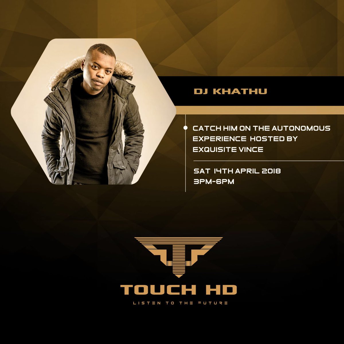 ExquisiteVince_'s tweet photo. You donโt wanna miss the #ExquisiteMix on the #AutonomousExperience 15:00-18:00 proudly brought to you by Abuti Nice Time @Dj_khathu the original Njadini. Itโs gonna be an exquisite ambiance, a motion picture and you gotta keep it locked to the only app with sawce ...๐ https://t.co/2OGpk0133W