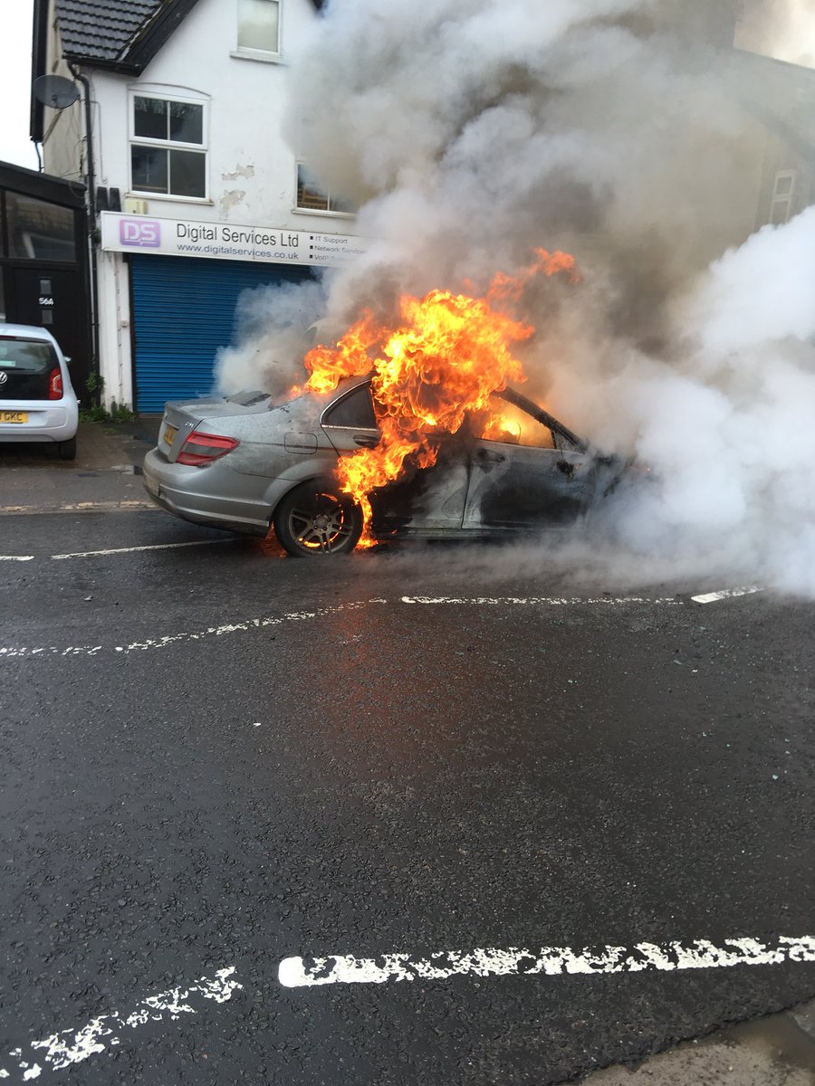 One Taxi well alight in Tring. Extinguished with two HRJ and BA.