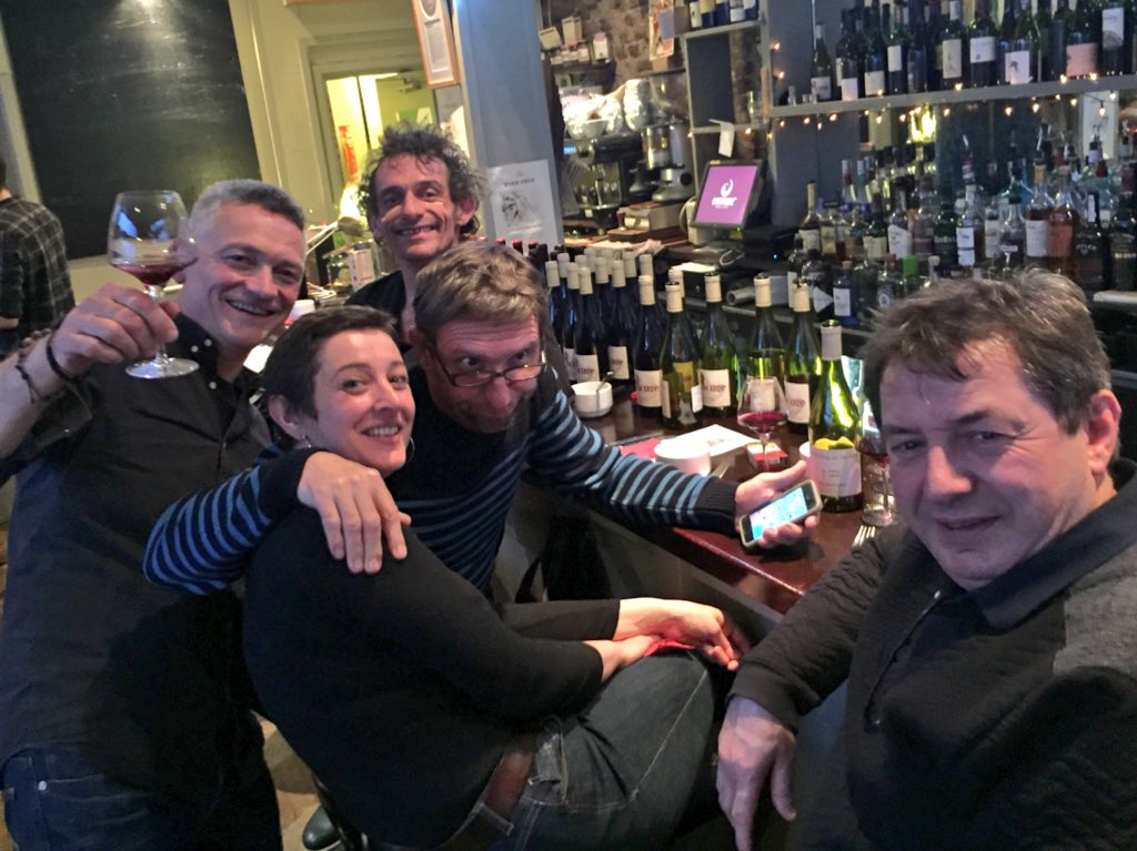 colmmccan's tweet photo. Brilliant event, great night #jeanfoillard #morgon #cotedupy #beaujolais #thierrypuzelat #clostueboeuf #loire #naturalwine @LeCaveau1 @lecaveau2 #antonycointre #guestchef #frogsattack #sebastienbarrier @Latitude_51 #cork https://t.co/zw8aqJOwbS