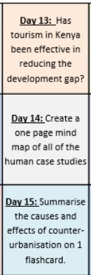 Holgate_Geog's tweet photo. Weekend geography revision. Day 13 to 15 of the 60 day challenge @holgatehucknall https://t.co/NsdPH4fCwT