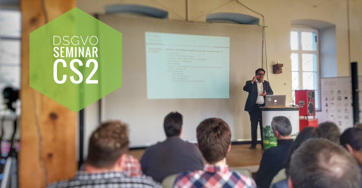 CS2switzerland's tweet photo. Interessanter Vortrag und spannende Gespräche an unserem Infoseminar mit @simonschlauri zur #DSGVO. Wir sind gewappnet für die Herausforderung! Mehr zum Thema folgt demnächst. https://t.co/Ox7LpBJcap