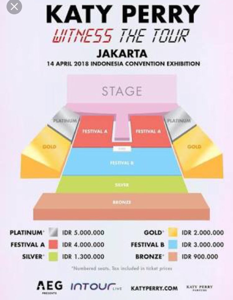 Jual tiket konser Katy Perry, kakak gw gajadi pergi jd sisa 2 nganggur (silver ada 2) pengen 2 juta 2 tiket, tawar aja!! 087824777159 wa bisa
#jualtiketkatyperry #WitnessTourJKT
