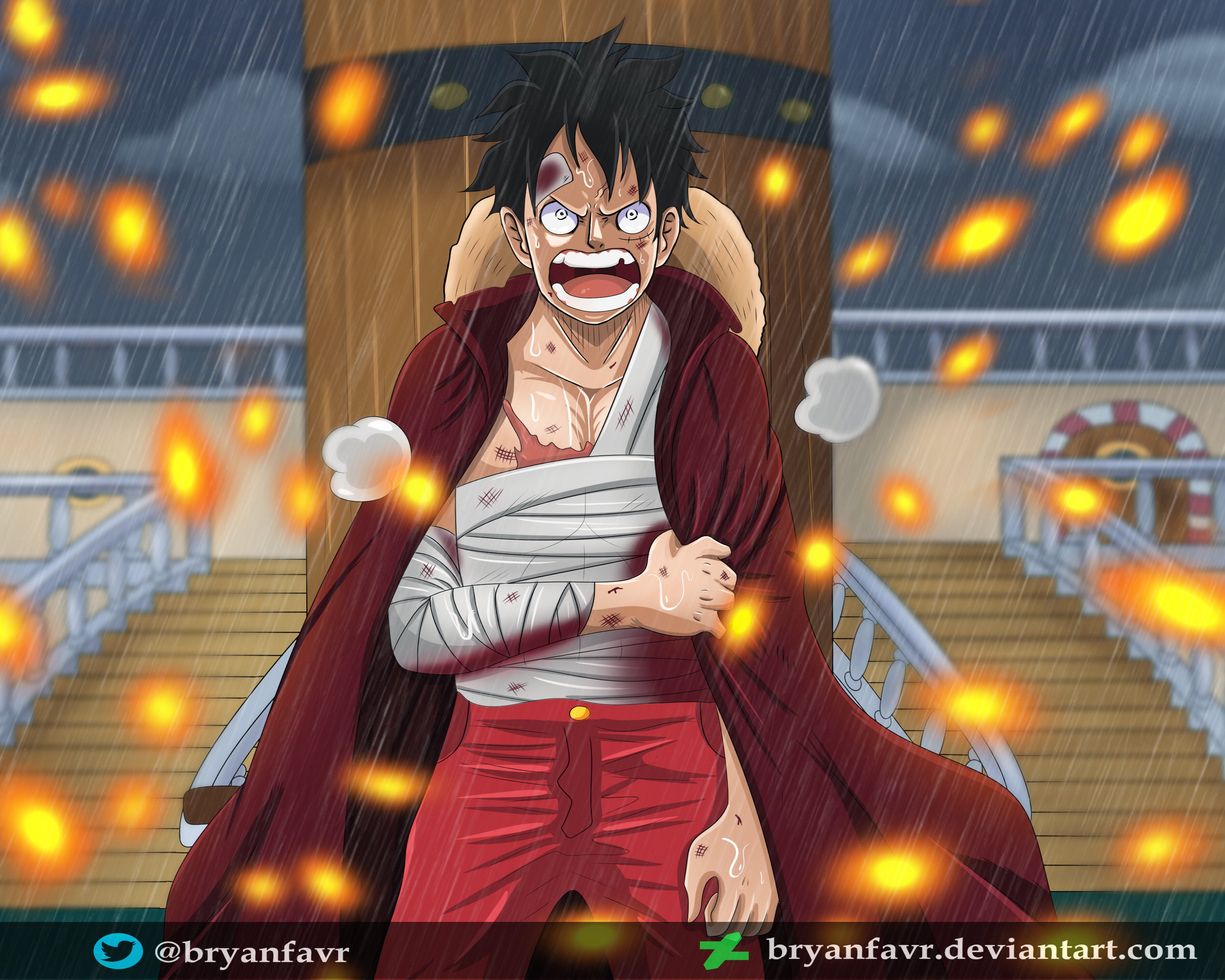 Alejandro Favela Coloreado Del Manga 901 De One Piece Luffy Le Dice A Jinbe Yo Soy Tu Capitan Ahora Incluso Si Te Mueres No Te Mueras T Co Zspd41otyj Twitter