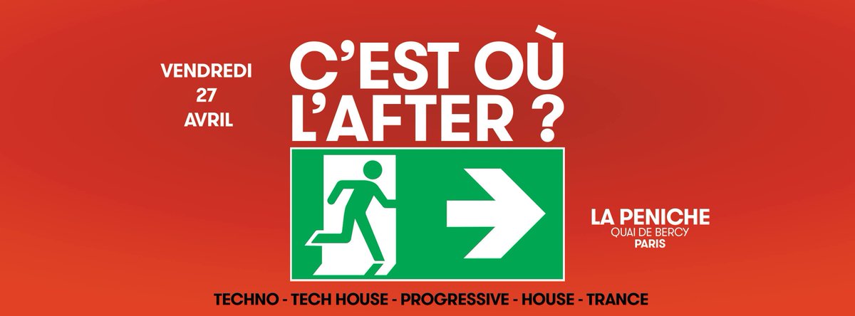 TranceFamilyFRA's tweet photo. C'est où l'after ?
Nombre d'entre vous ont peut-être entendu cet adage en fin de certaines soirées sur la capitale. Pour répondre à ça, #ShowMe et #SynapseEvents organisent la première édition de «C'est où L'After ?! » !
Plus d'infos → https://t.co/oU0nhpH5JS https://t.co/C89jIewZQf