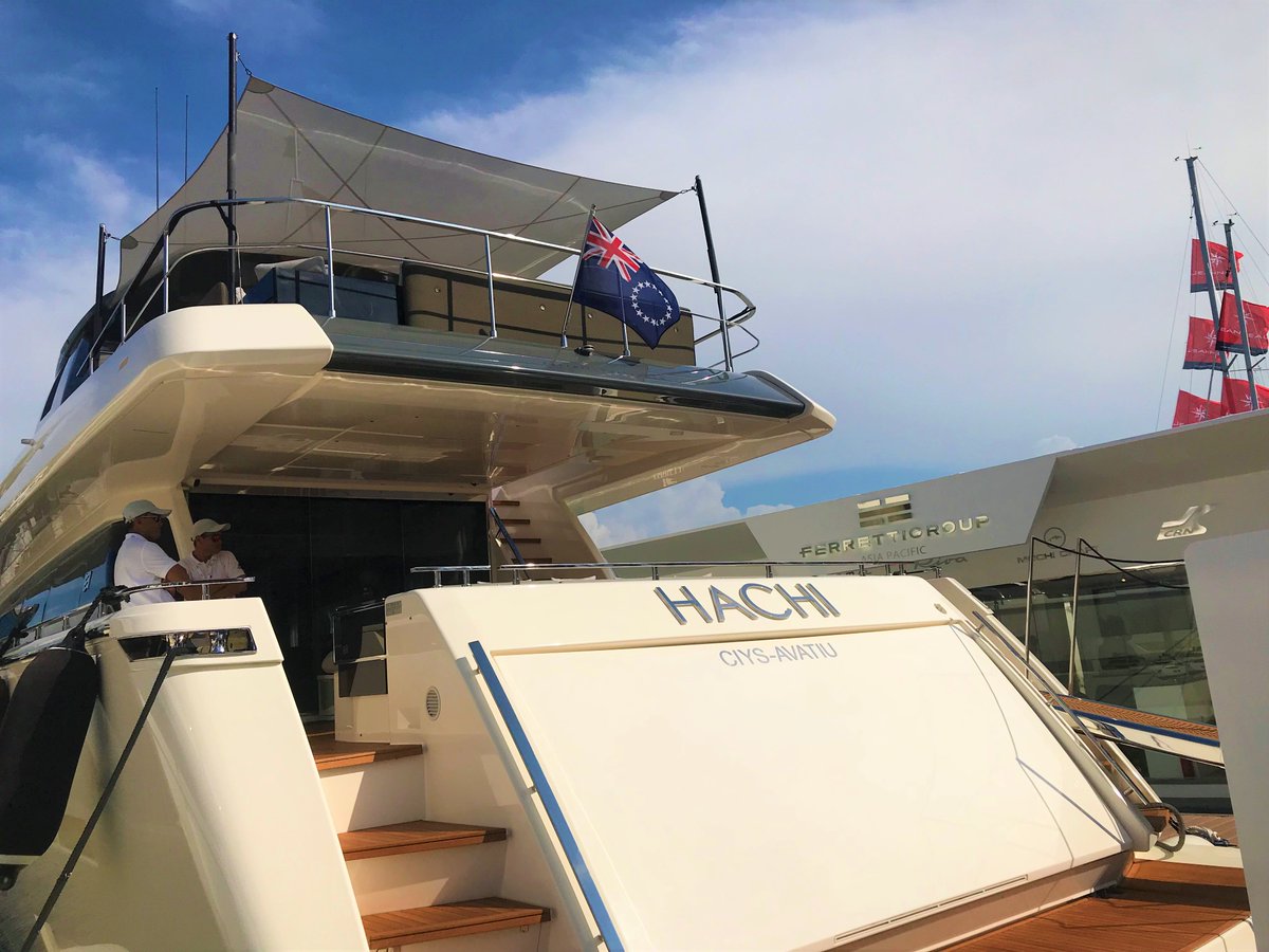 mci_registry's tweet photo. Some of the Cook Islands registered #yachts at @SingYachtShow #SYS2018 #cookislands https://t.co/HQWIQ9rUrF
