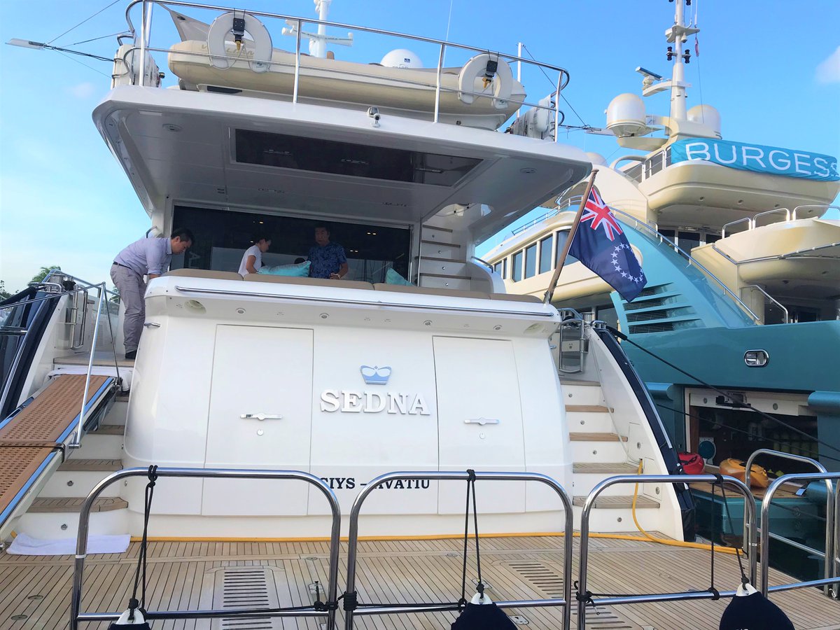 mci_registry's tweet photo. Some of the Cook Islands registered #yachts at @SingYachtShow #SYS2018 #cookislands https://t.co/HQWIQ9rUrF