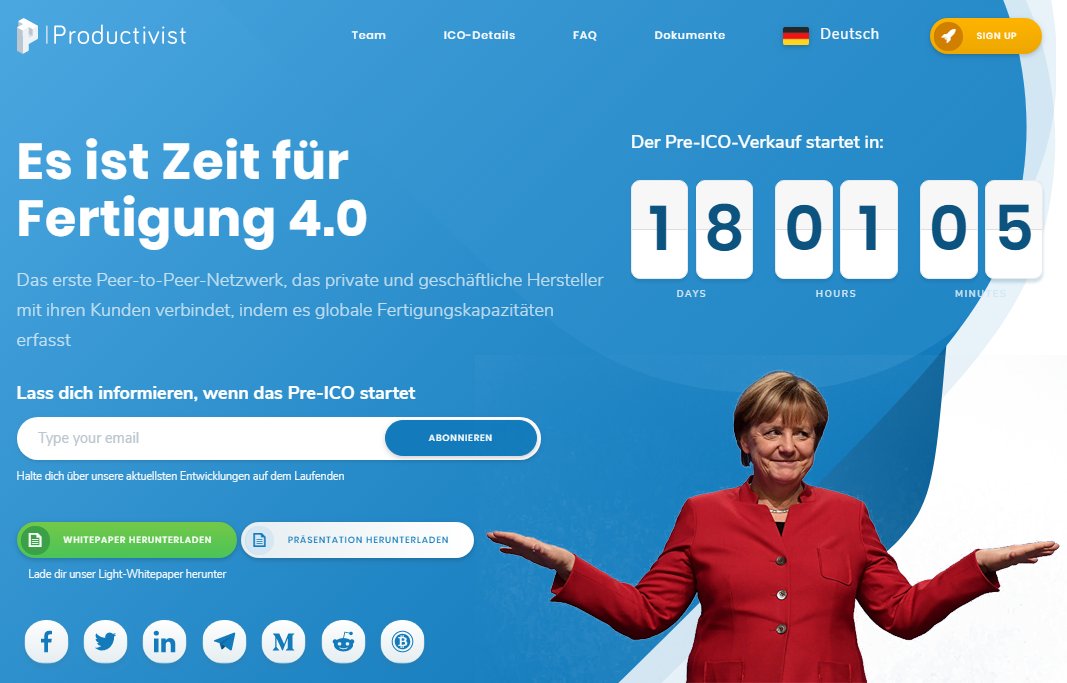 ProducToken's tweet photo. Es ist Zeit für Fertigung 4.0 unsere deutschen Freunde! #ico #fertigung #deutsch #german #startup #preico #tokensale #tokensales #crypto #cryptocurrencynews #cryptocurrency #fintech #blockchain #iot https://t.co/c3sk5l1xeJ