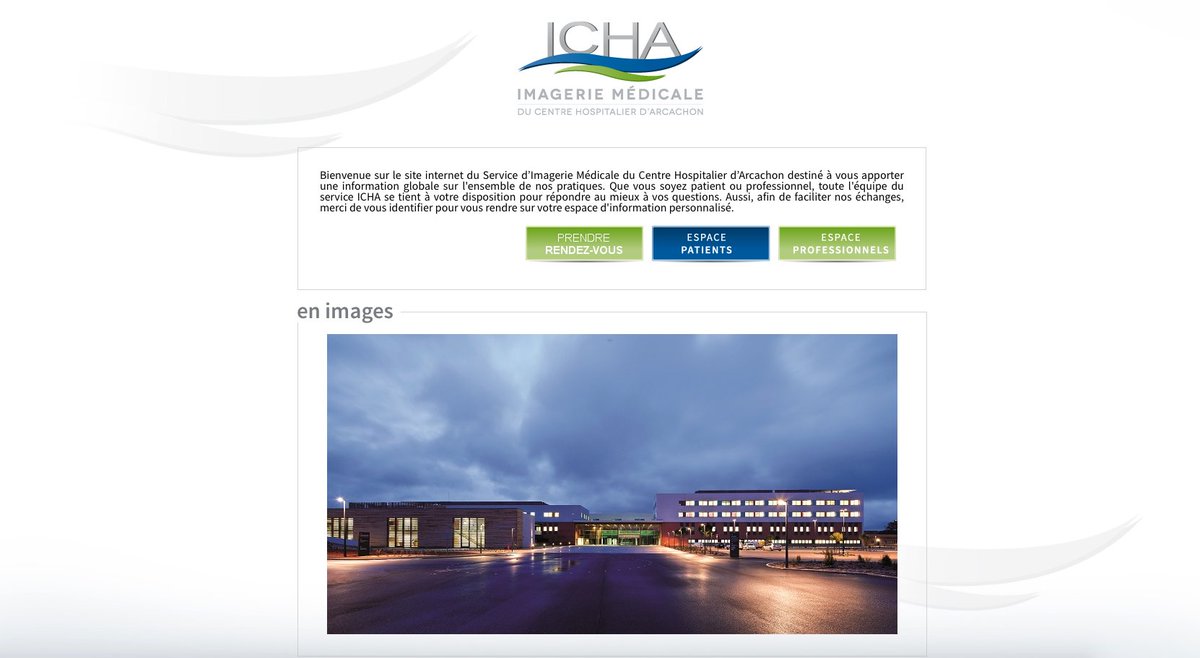 Yhapps's tweet photo. Solution installée sur l'imagerie médicale du Centre Hospitalier d'Arcachon ! ✔️ https://t.co/ZpHS8F39oe https://t.co/bbysnF0Foa