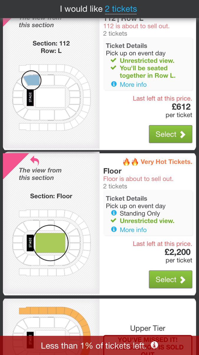 HanburyChris's tweet photo. £600 - £2200 per ticket is an absolute rip off! What is being done about re-seller sites? Any advice @FanFairAlliance? @ArcticMonkeys #gigtickets #ripoff #arcticmonkeys https://t.co/ZCDZul5xDY