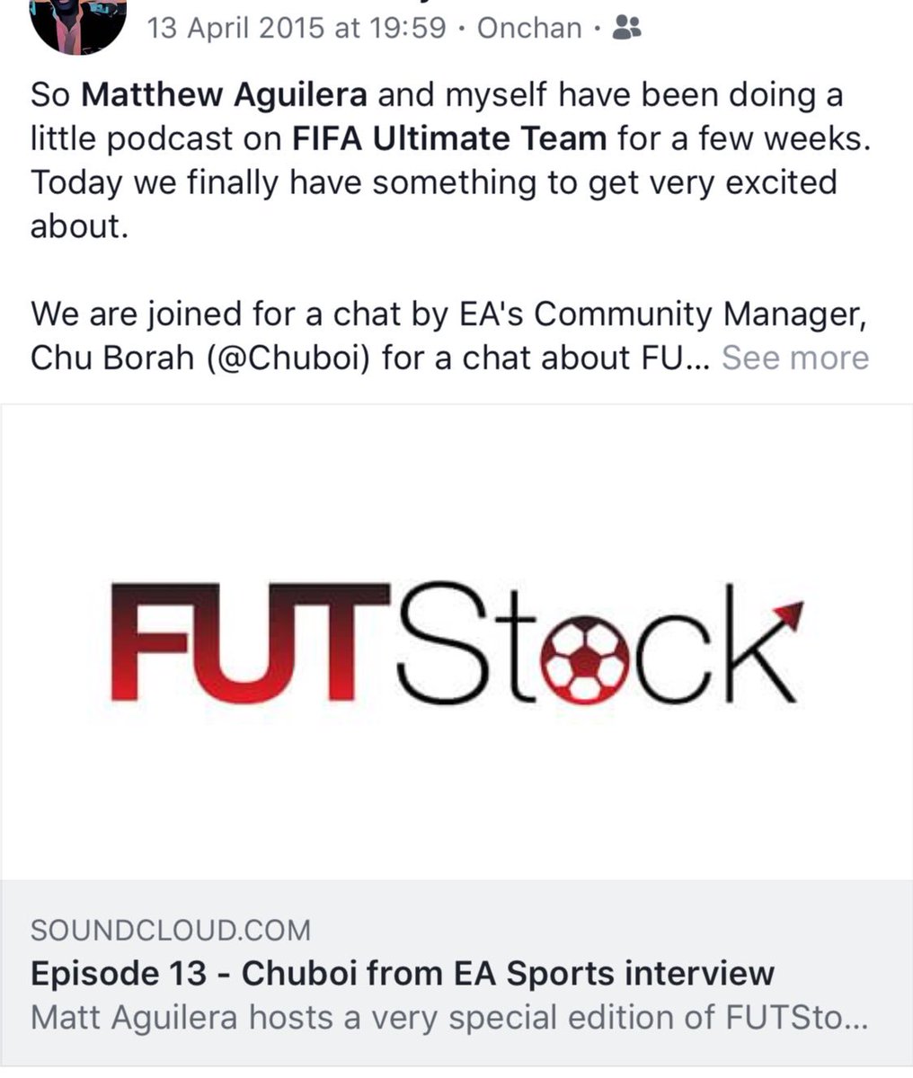 LamboMat's tweet photo. On this day 3 years ago, FUT podcast history was made and @FUTStock had its breakout moment when we interviewed Chuboi and paved the way for many podcast content makers for @EASPORTSFIFA to come. #GreatDays https://t.co/mNVQQb0P7g