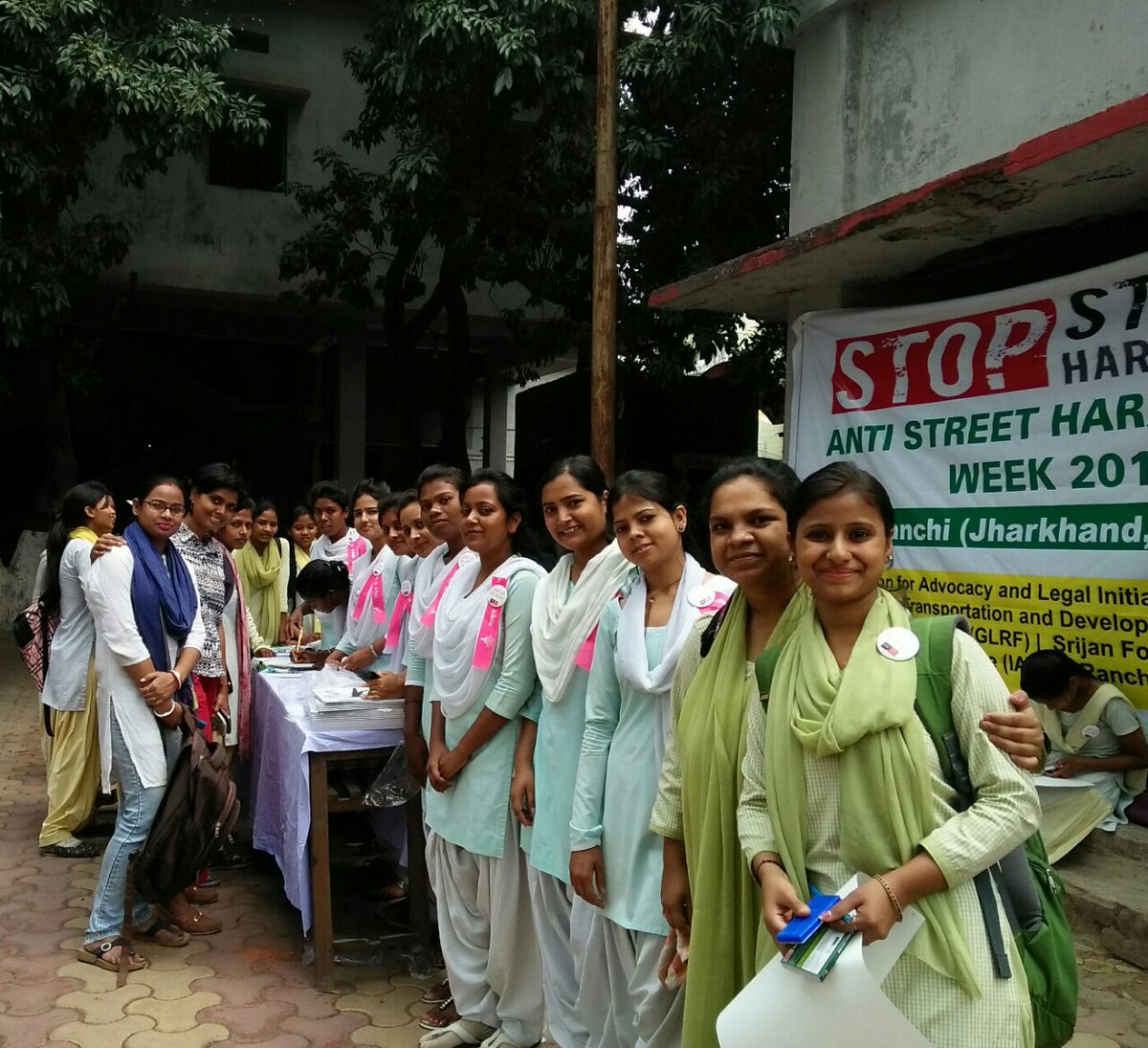 Observing #antistreetharassment week2018 in Ranchi Women's college campus