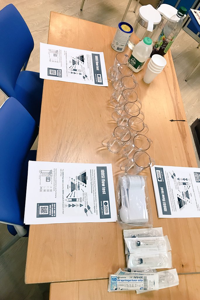 LGTSALT's tweet photo. Ready to begin! #IDDSI #Dysphagia #IDDSIFlowTest https://t.co/pnRGZ2Jojo