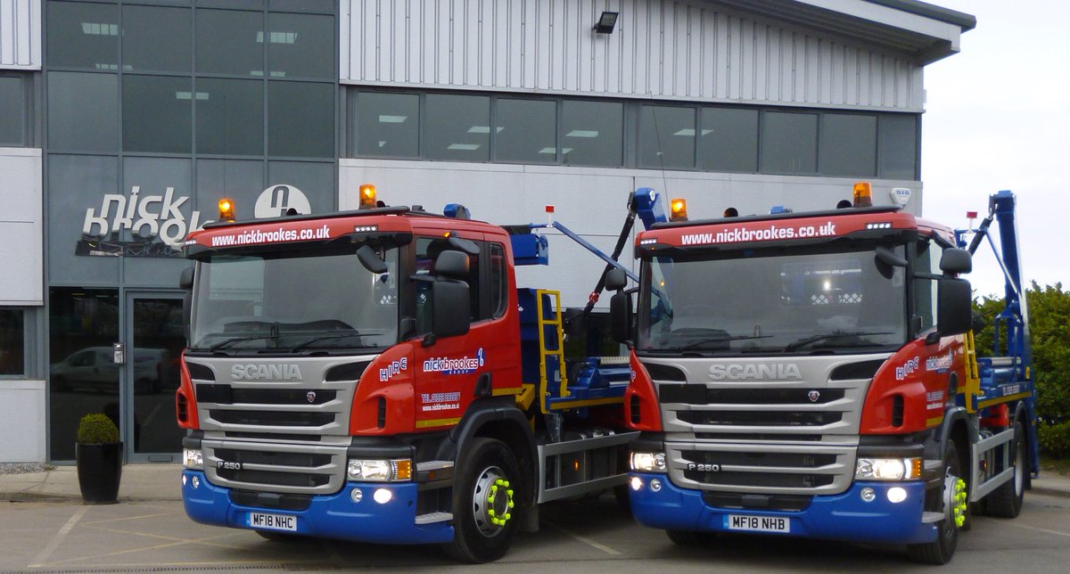 Couple of new trucks went on the road this week, additions to our ever increasing fleet.