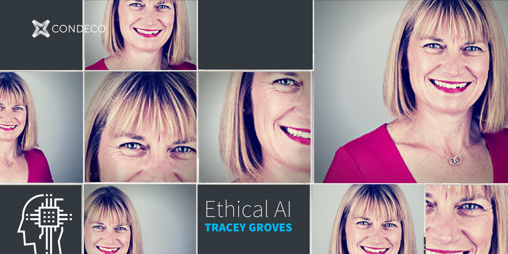 CondecoUK's tweet photo. Hear from Tracey Groves on ethical consequence of Artificial Intelligence @intellethics #ethics #Alethics #leadership @tracey_groves1 #AI #WomenInTech #WomenLeaders https://t.co/bz6HbGizAY https://t.co/Hg55CGrfvV