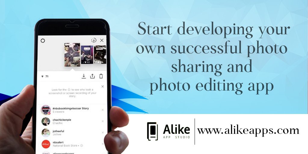alikeappstudio's tweet image. Our #InstagramClone Script contains all the essential features that help you to run a successful Online #PhotoSharingApp. Click and publish photos instantaneously and even connect it to social media pages
Get it now- alikeapps.com
Tel- +1 (510) 556-4492