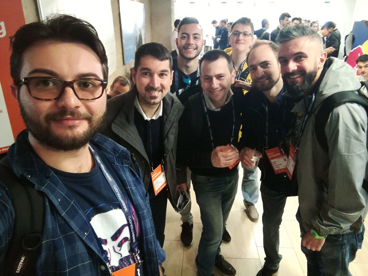 brillanteNA's tweet photo. Ready for #Codemotion2018! @CodemotionIT @BarboniGabriele @EmilioSpatola https://t.co/JJls0YhekA