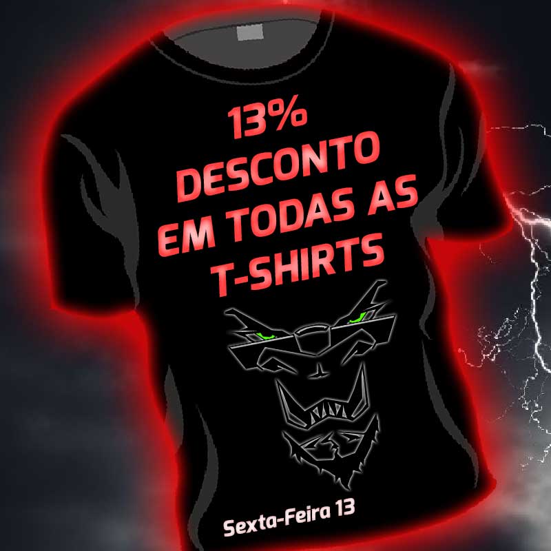 Likeaplayerst's tweet photo. Para comemorar a Sextas-Feira 13 oferecemos 13% desconto em todas as t-shirts em https://t.co/7MN4AsRh5D
#likeaplayer #tshirt #gaming #movie #series https://t.co/LTNrngQMB4