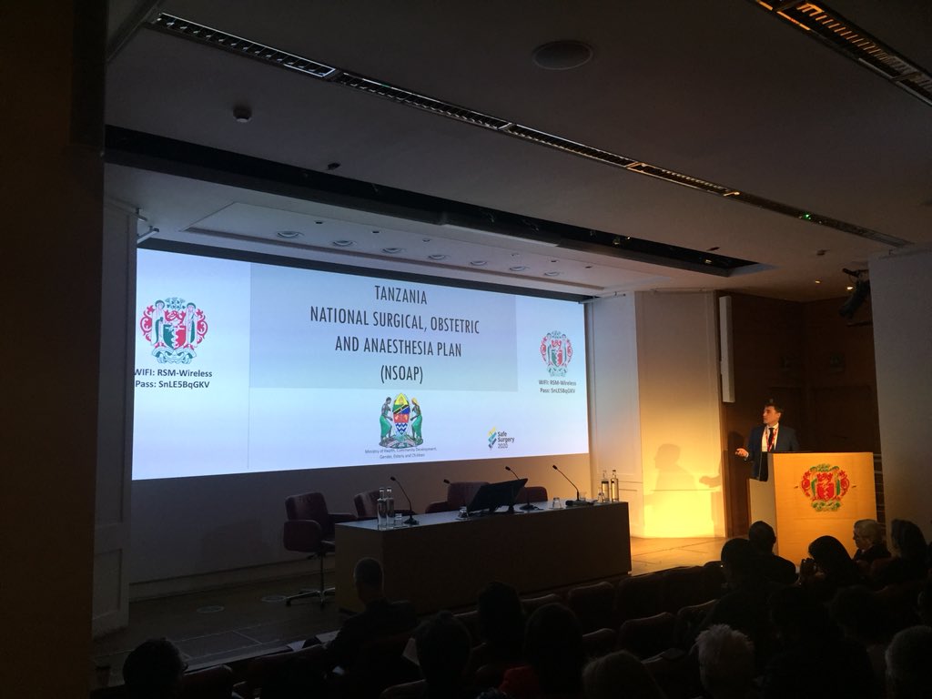 Dr <a href="/JohnMeara/">John G Meara 🇲🇹🇦🇺🇺🇸</a> <a href="/HarvardPGSSC/">Harvard Global Surgery</a> highlights #globalsurgery &amp; #globalanaesthesia successes following <a href="/TheLancet/">The Lancet</a> Commission on Global Surgery, including the recently launched Tanzania #NSOAP! #SAFETSummit #globalhealth