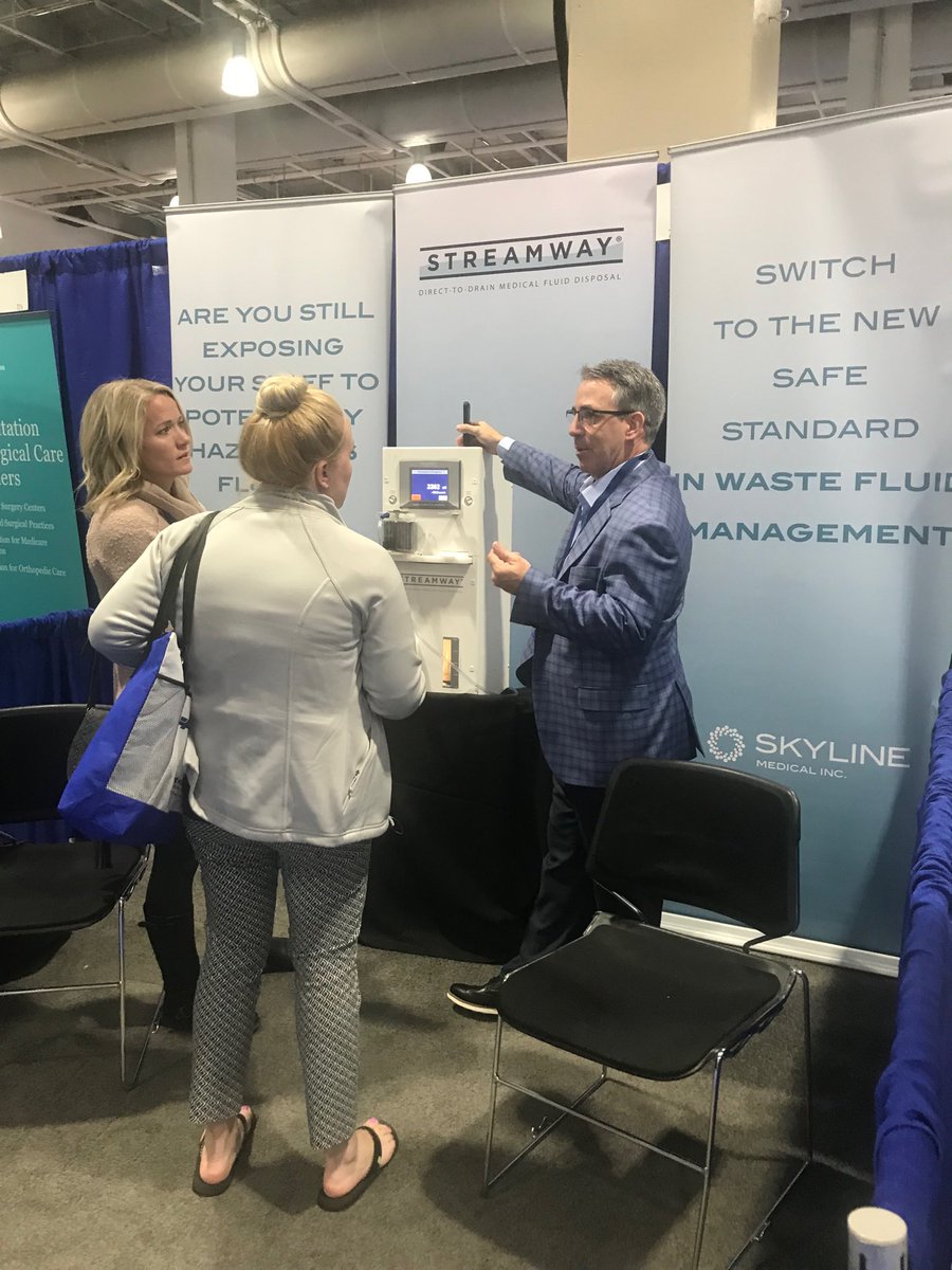 Skyline_Medical's tweet image. #ASCA2018 almost in the books.  It’s been a great show! Thanks to all that stopped by to see the #Streamway