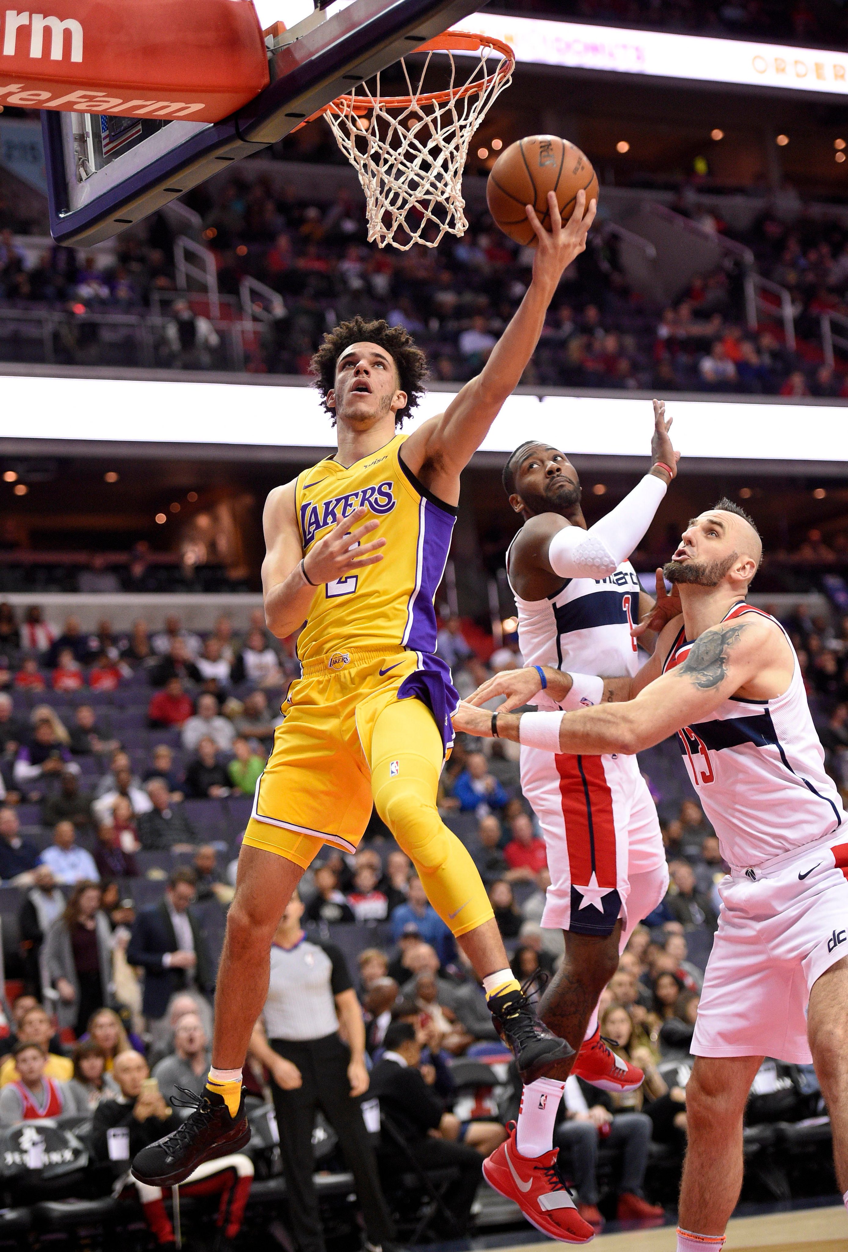Lonzo ball dunk on sale